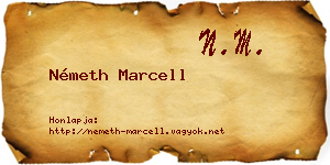 Németh Marcell névjegykártya